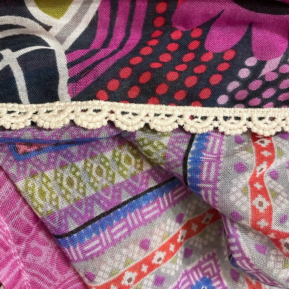 Colorful Patterned Patchwork Crocheted Women's Bo… - image 6